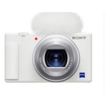索尼（SONY）ZV-1 Vlog相機(jī) 4K視頻/美膚拍攝/強(qiáng)悍對(duì)焦/學(xué)生/入門(mén) (ZV1) 白色