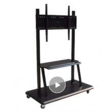 鴻合教學(xué)一體機(jī)會(huì)議平板55/65/75/85英寸多媒體觸摸智能視頻會(huì)議交互式培訓(xùn)互動(dòng)電子白板觸控 75-86 移動(dòng)支架