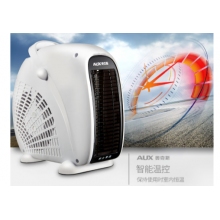 奧克斯（AUX）取暖器電暖風(fēng)機電暖氣家用節(jié)能小型浴室熱風(fēng)電暖器立臥兩用無溫控NFJ-200A2T白色