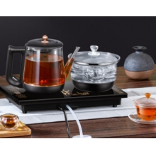 榮事達(dá)電熱水壺全自動上水壺套裝茶盤嵌入式茶臺煮茶器恒溫?zé)飨緹畨匾惑wRS-GL08T1