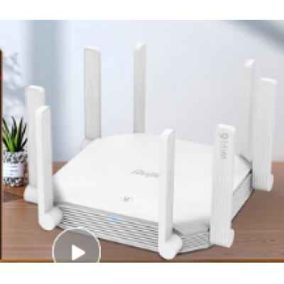 銳捷（Ruijie）無線路由器WiFi6 千兆5G雙頻Mesh分布路由 3200M 星耀X32增強版