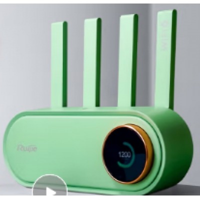 銳捷（Ruijie）家用無(wú)線(xiàn)路由器千兆WiFi6穿墻王 5G雙頻 Mesh組網(wǎng)小白X30PRO牛油果綠