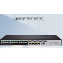 華三S5120V3-28P-SI 24口千兆電+4千兆光纖口三層網(wǎng)管企業(yè)級網(wǎng)絡(luò)交換機(jī)
