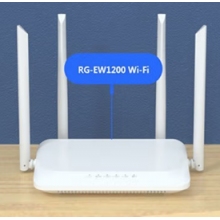 銳捷（Ruijie） 無(wú)線路由器 無(wú)線速率1167M RG-EW1200子母路由 wifi信號(hào)放大器 白色